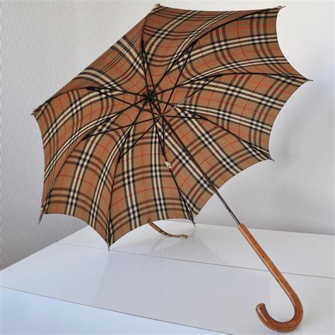 vintage burberry umbrella|burberry umbrellas for men.